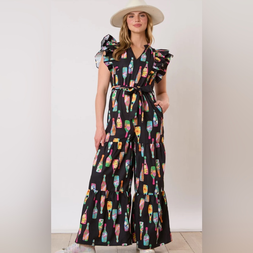 Fiesta Champagne Bottle Jumpsuit